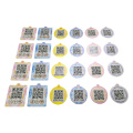 Customized security anti counterfeiting adhesive sticker label